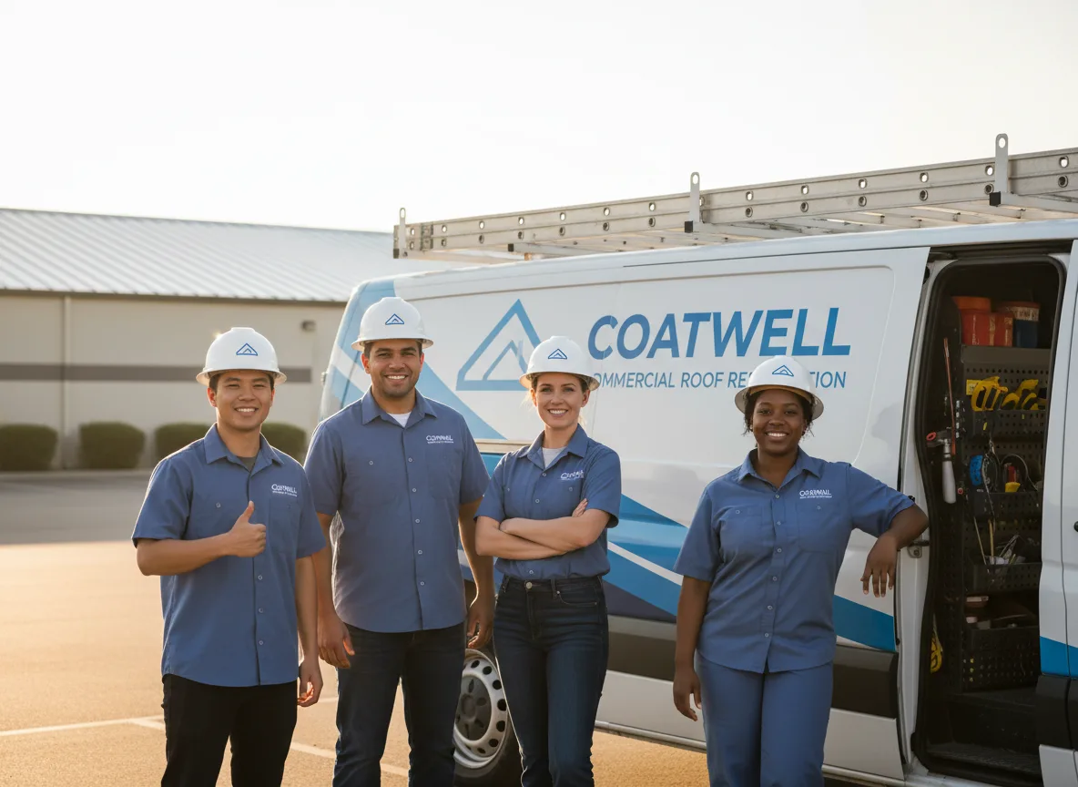 Commercial roof coating company in Orchard, CO